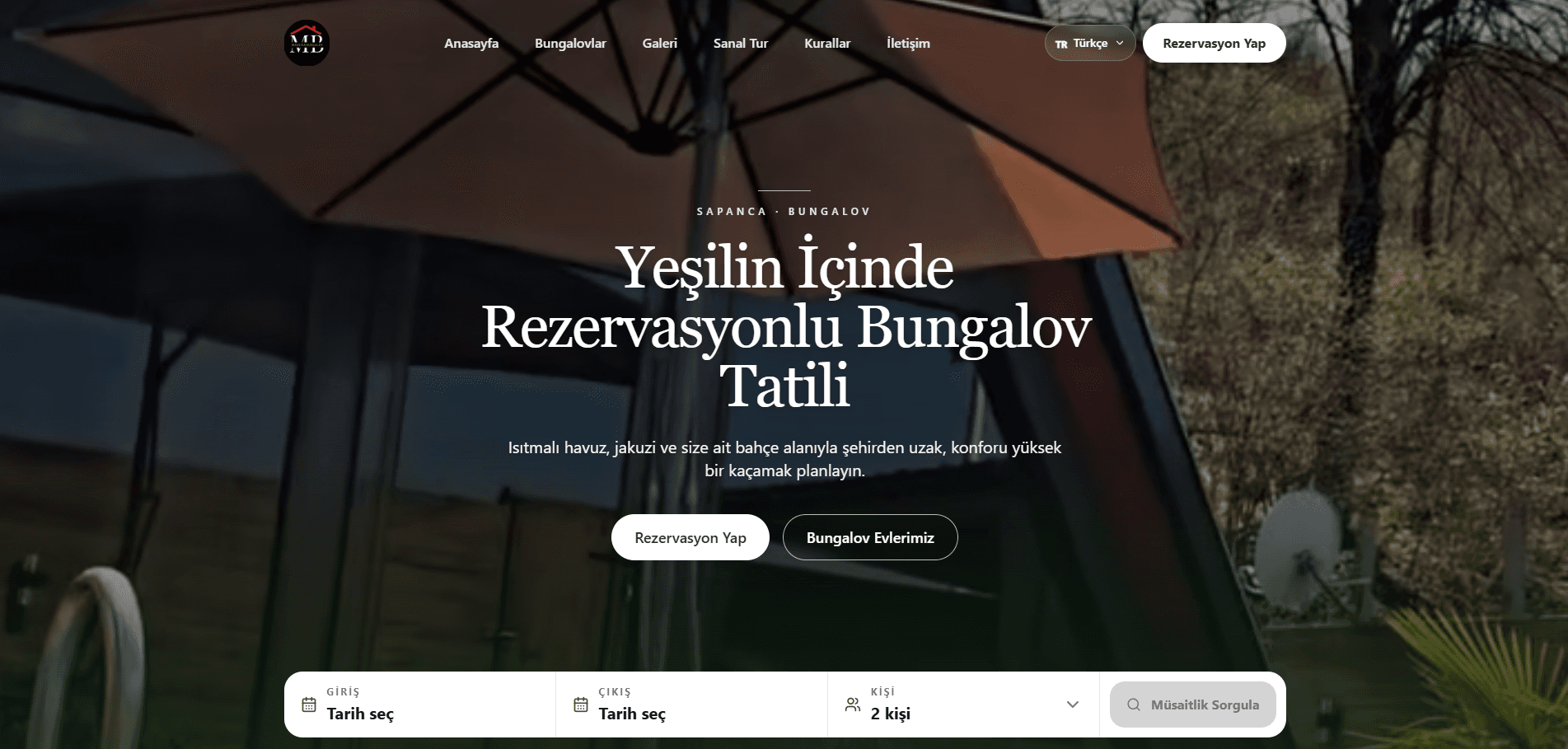 Bungalov Web Sitesi